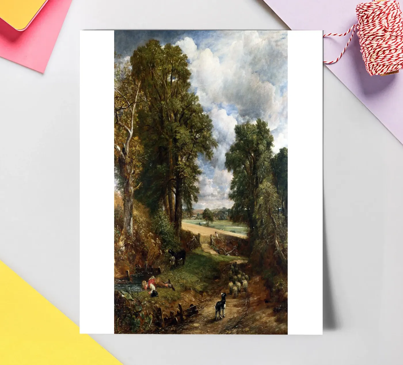 John Constable - The Cornfield sticker sheet by William Store