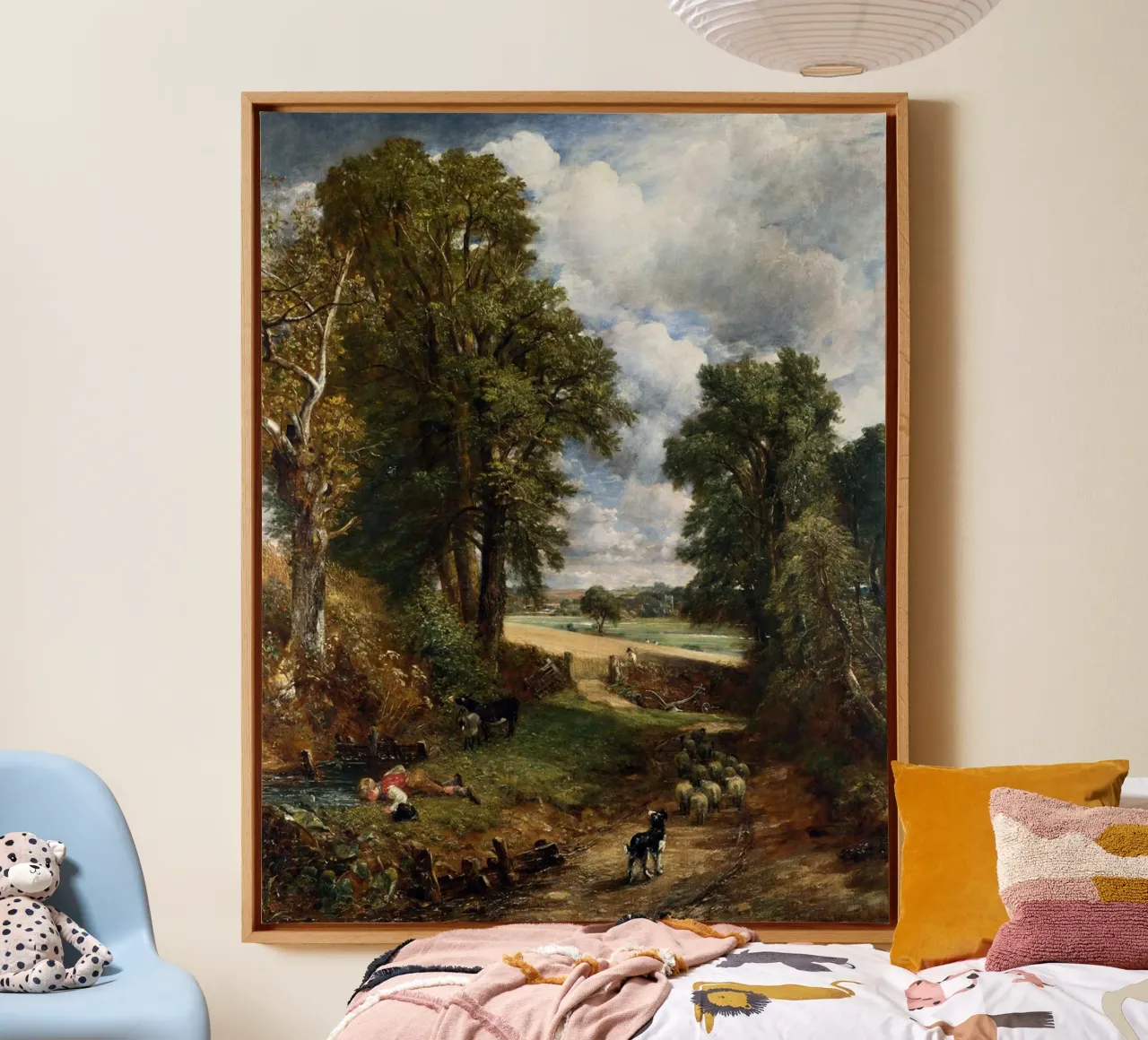 John Constable - The Cornfield canvas with Floater frame by William Store