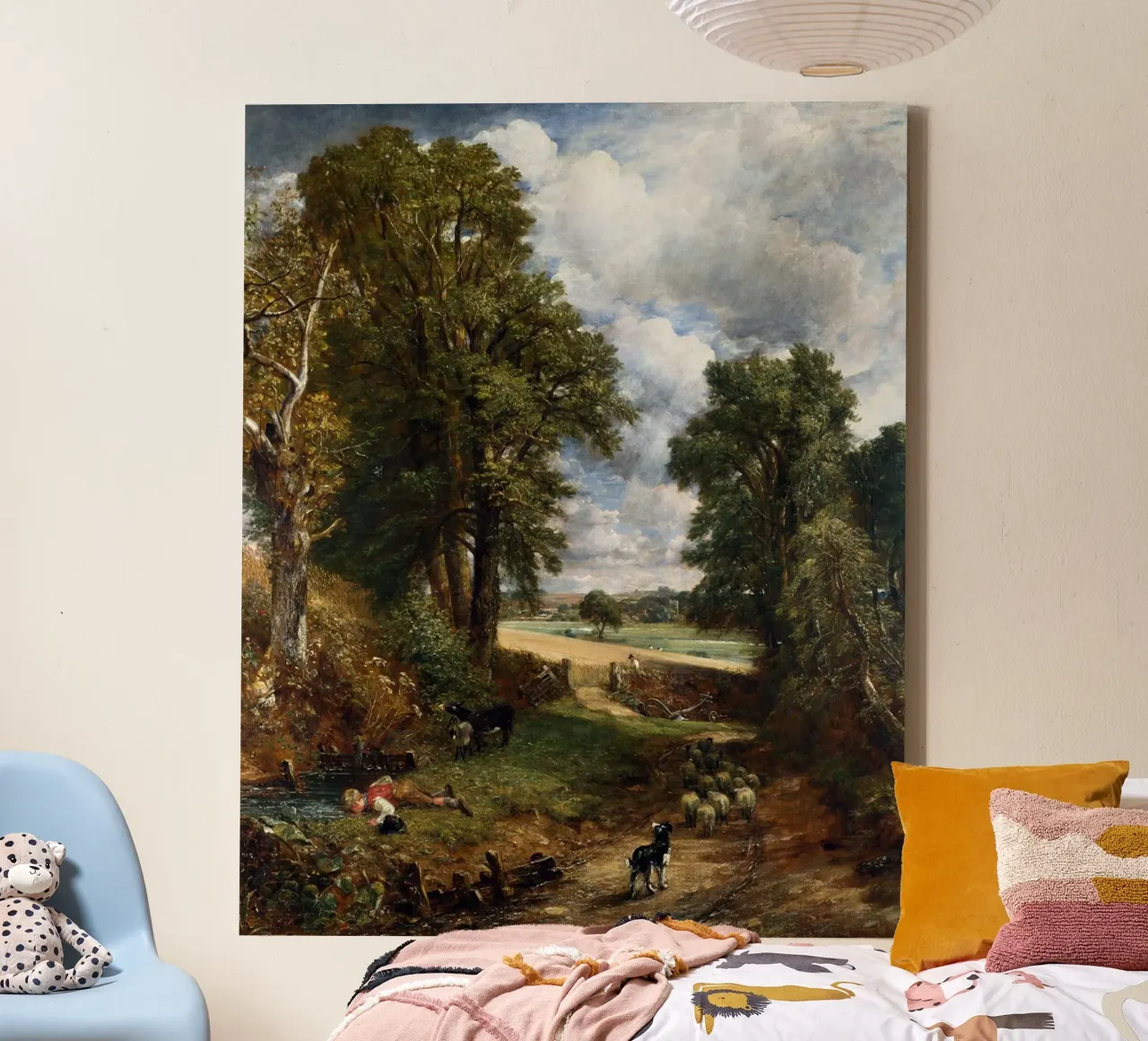 John Constable - The Cornfield canvas with Floater frame by William Store