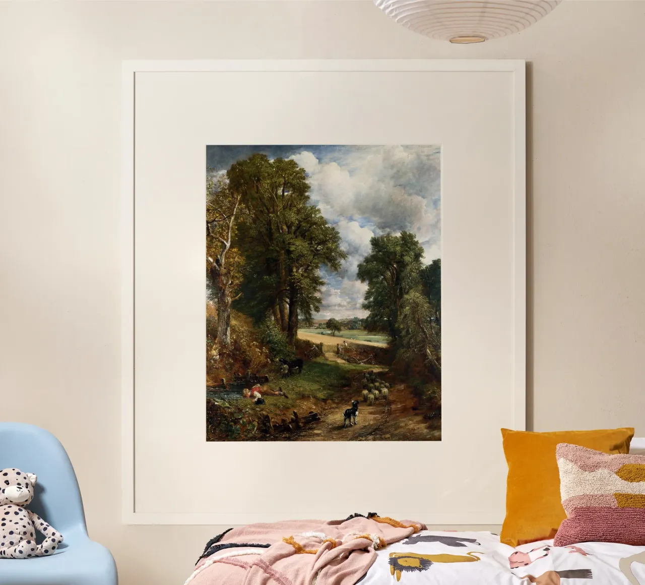 John Constable - The Cornfield poster by William Store