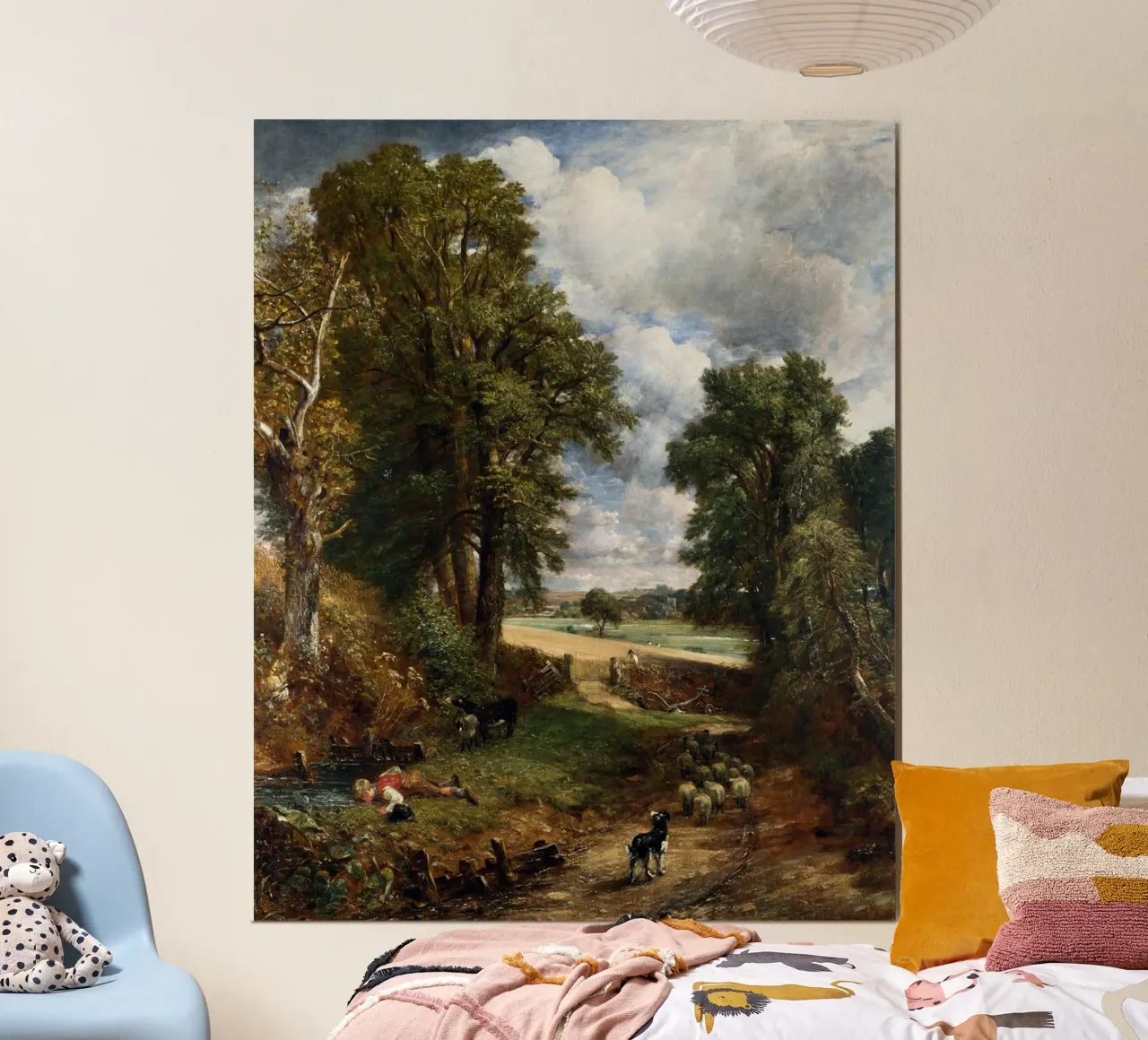 John Constable - The Cornfield poster by William Store