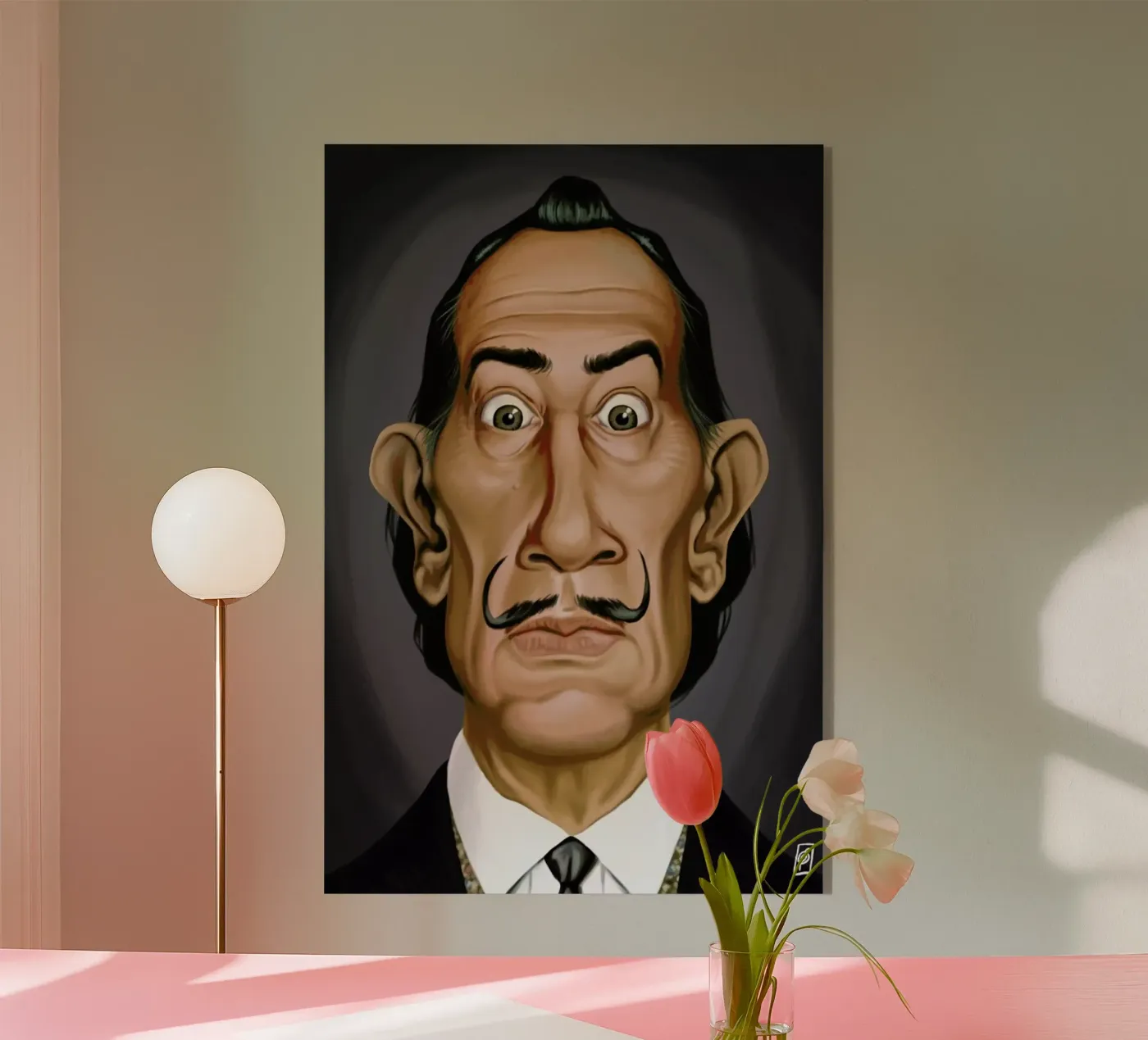 Salvador Dali plexiglass da Rob Art | Illustration