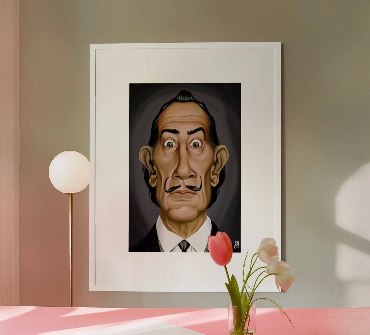 Salvador Dali poster de Rob Art | Illustration
