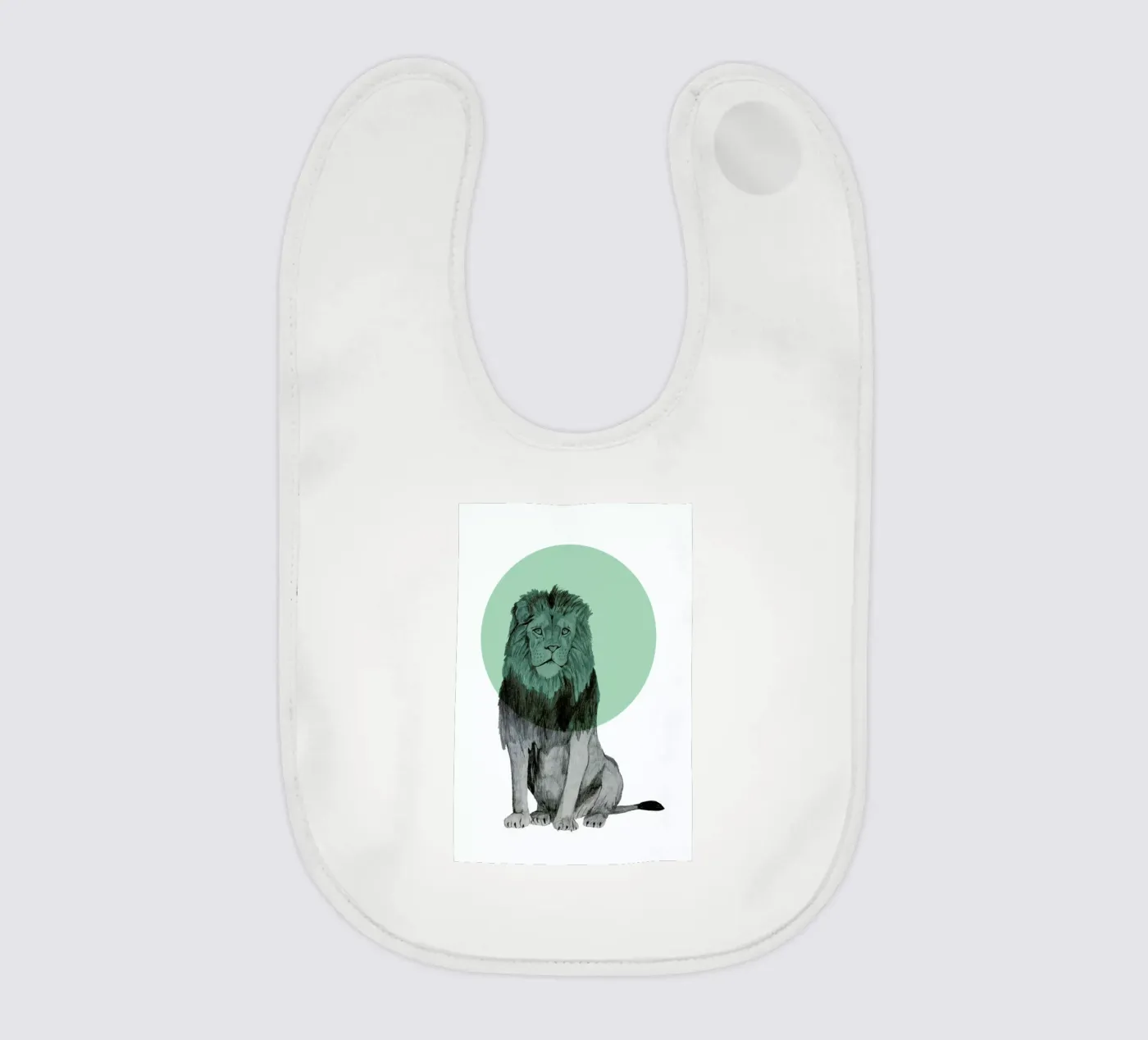 Lion Babylätzchen von Morgan Kendall