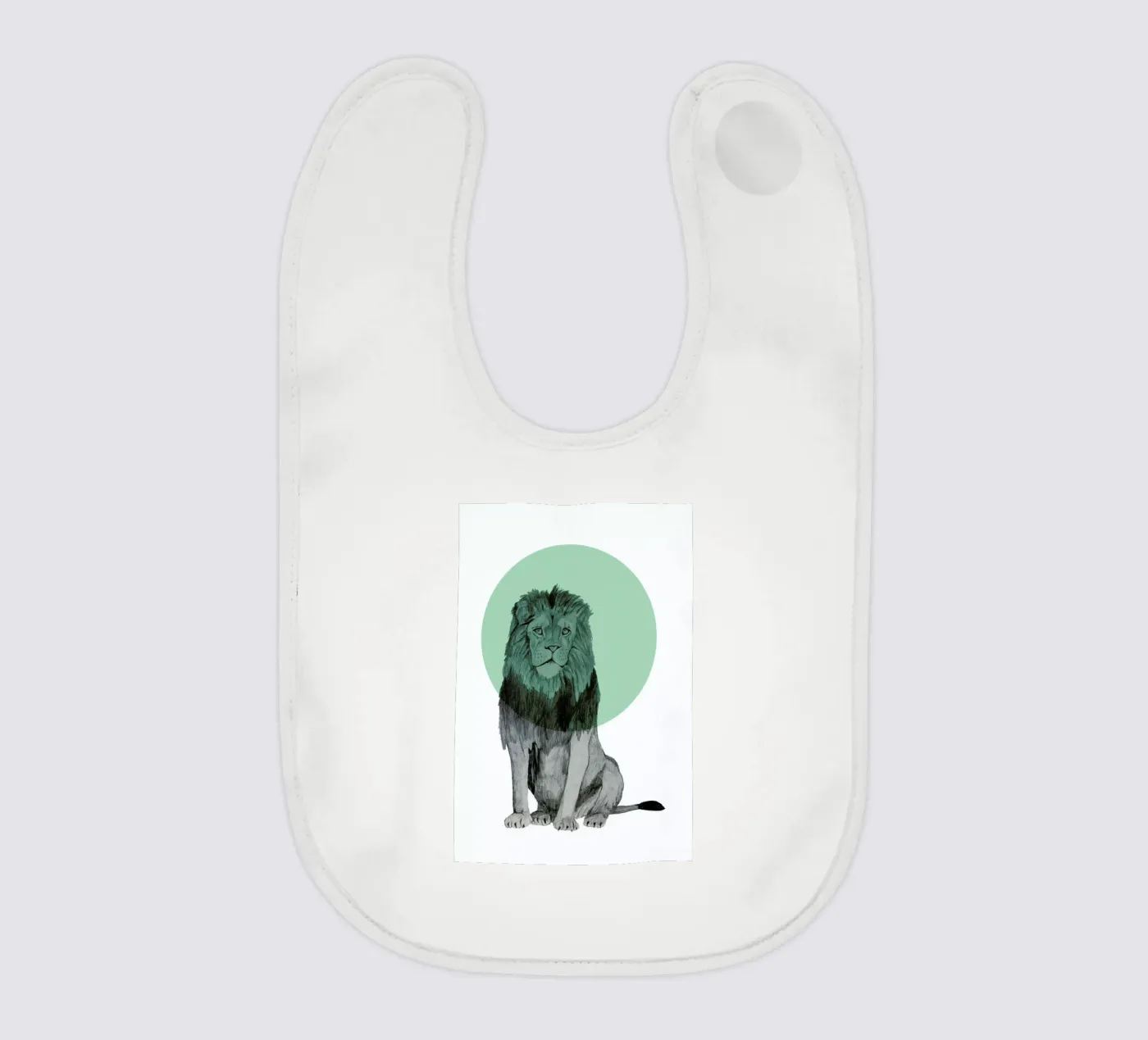 Lion baby slabbetje van Morgan Kendall