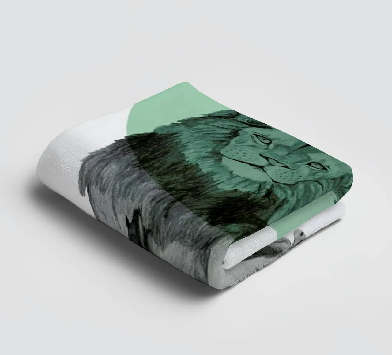 Lion asciugamano da bagno da Morgan Kendall