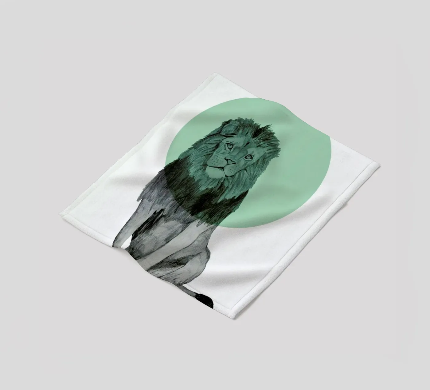 Lion Fleecedecke von Morgan Kendall