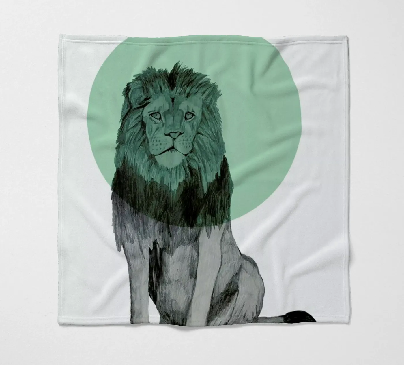 Lion Fleecedecke von Morgan Kendall