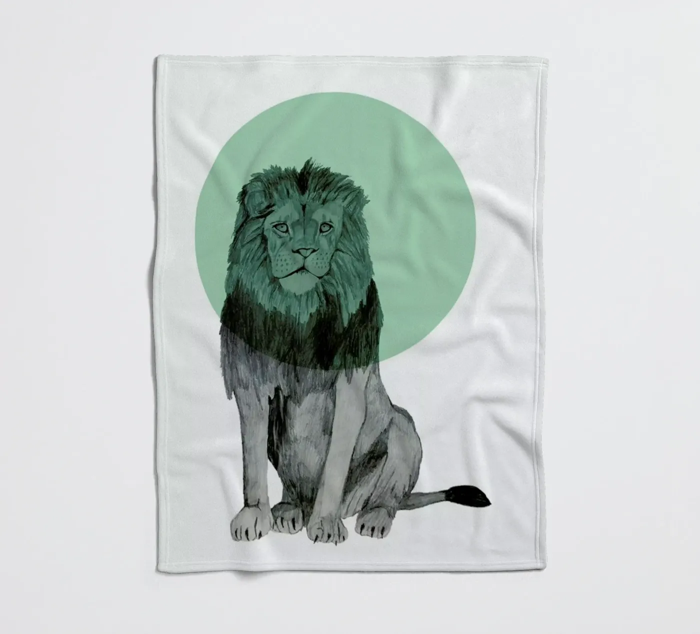 Lion Fleecedecke von Morgan Kendall
