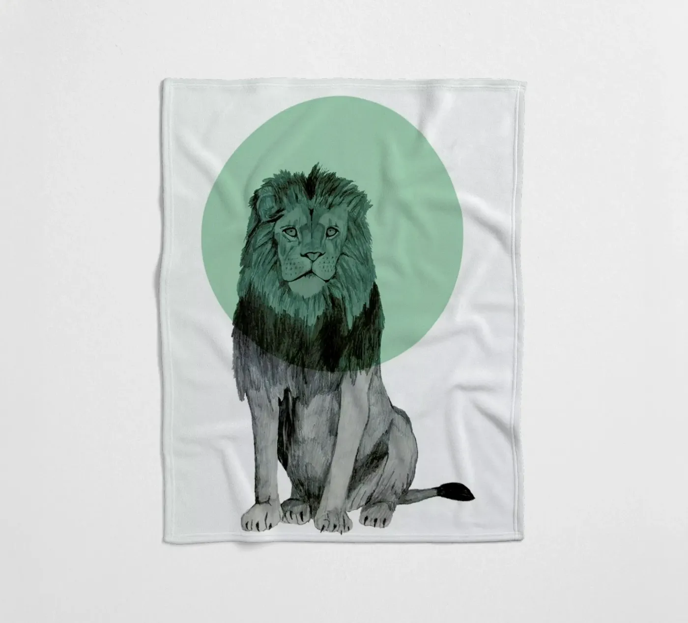 Lion Fleecedecke von Morgan Kendall