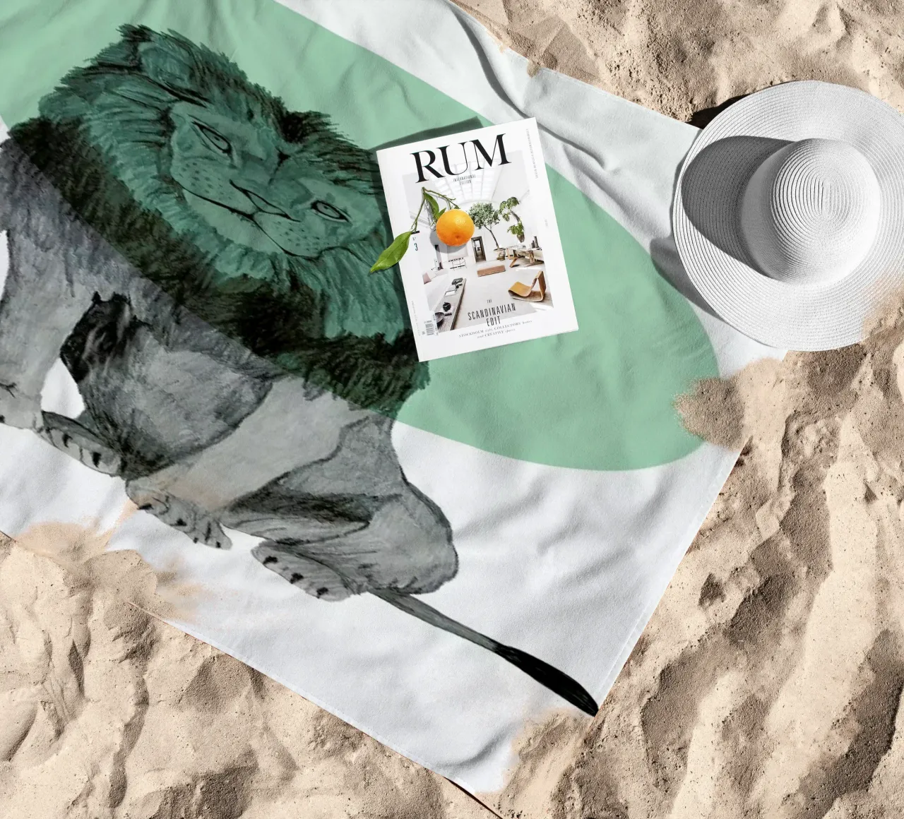 Lion telo mare da Morgan Kendall