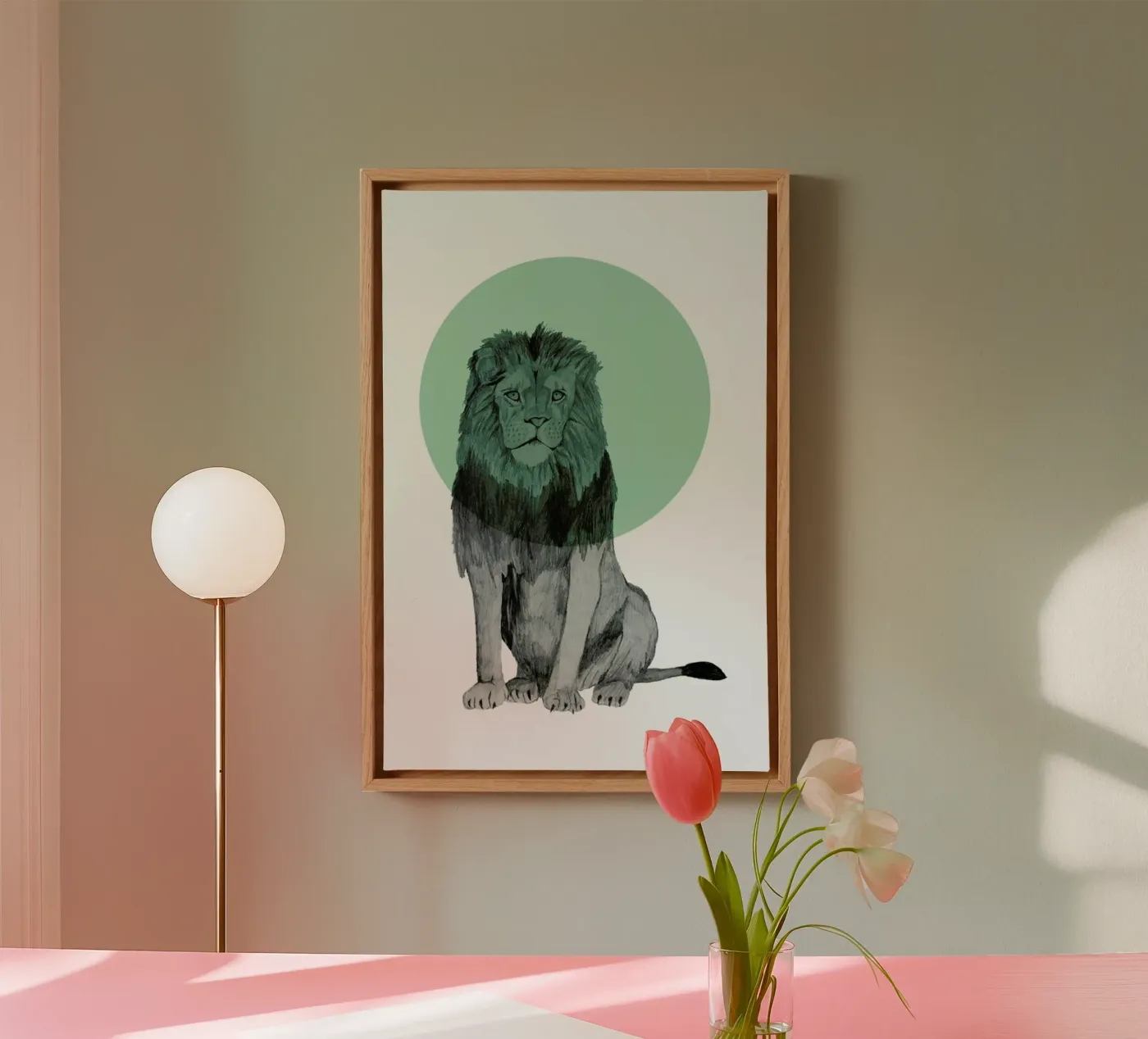 Lion tela da Morgan Kendall