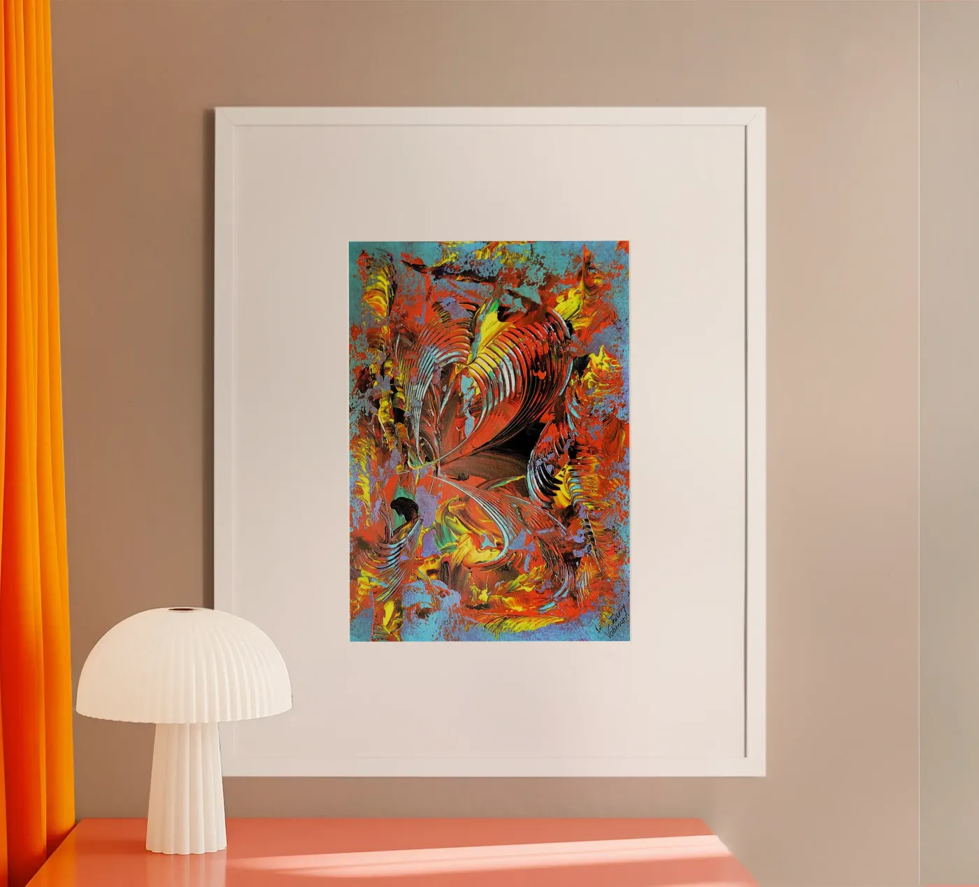 IDEAL GIFT 75 poster da Thierry Vobmann Abstract painting