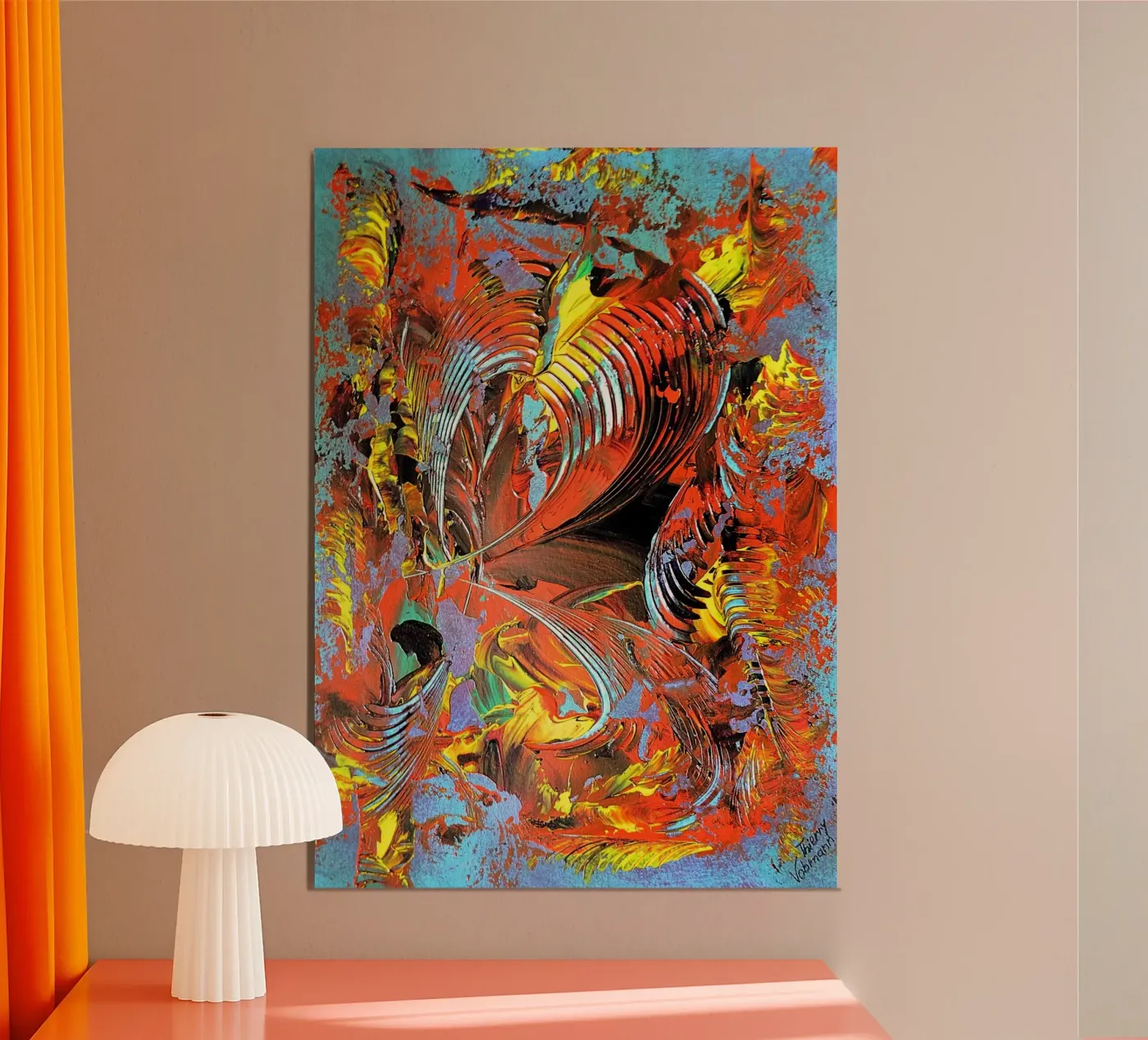 IDEAL GIFT 75 poster da Thierry Vobmann Abstract painting