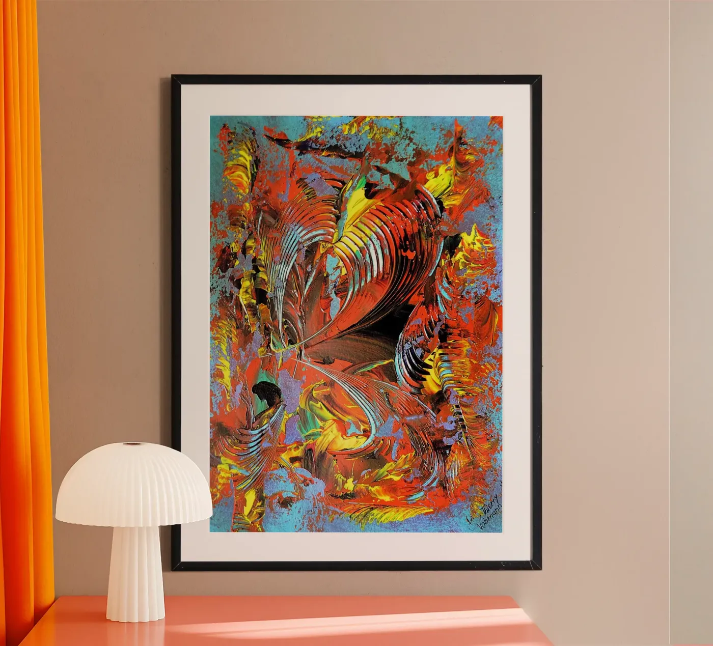 IDEAL GIFT 75 poster da Thierry Vobmann Abstract painting