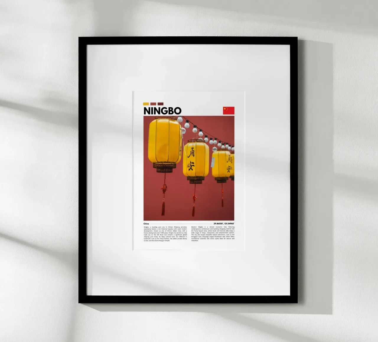 Chinese Lanterns Photography Poster poster con telaio in alluminio da F.Goncalves Photography