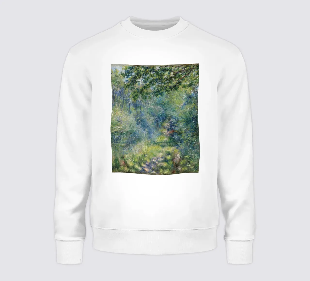 Pierre-Auguste Renoir Sentier dans le bois, Sendero en el bosque sudadera de William Store