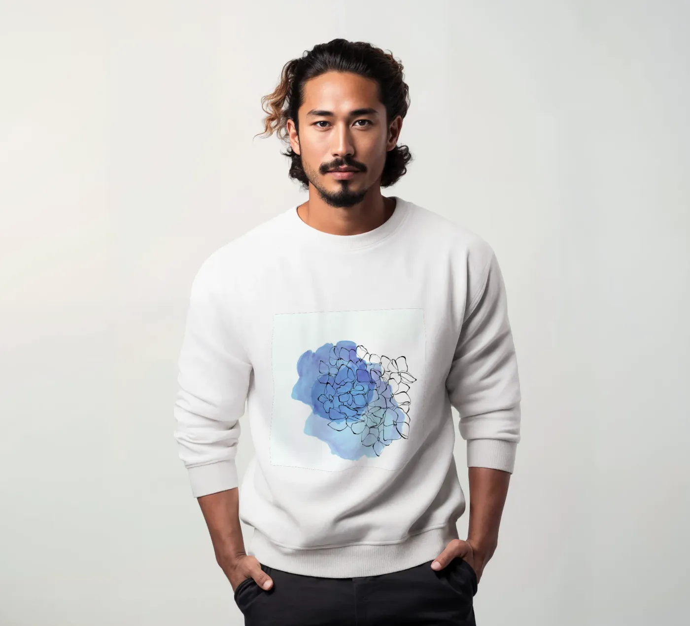 Hydrangea sweatshirt van Morgan Kendall