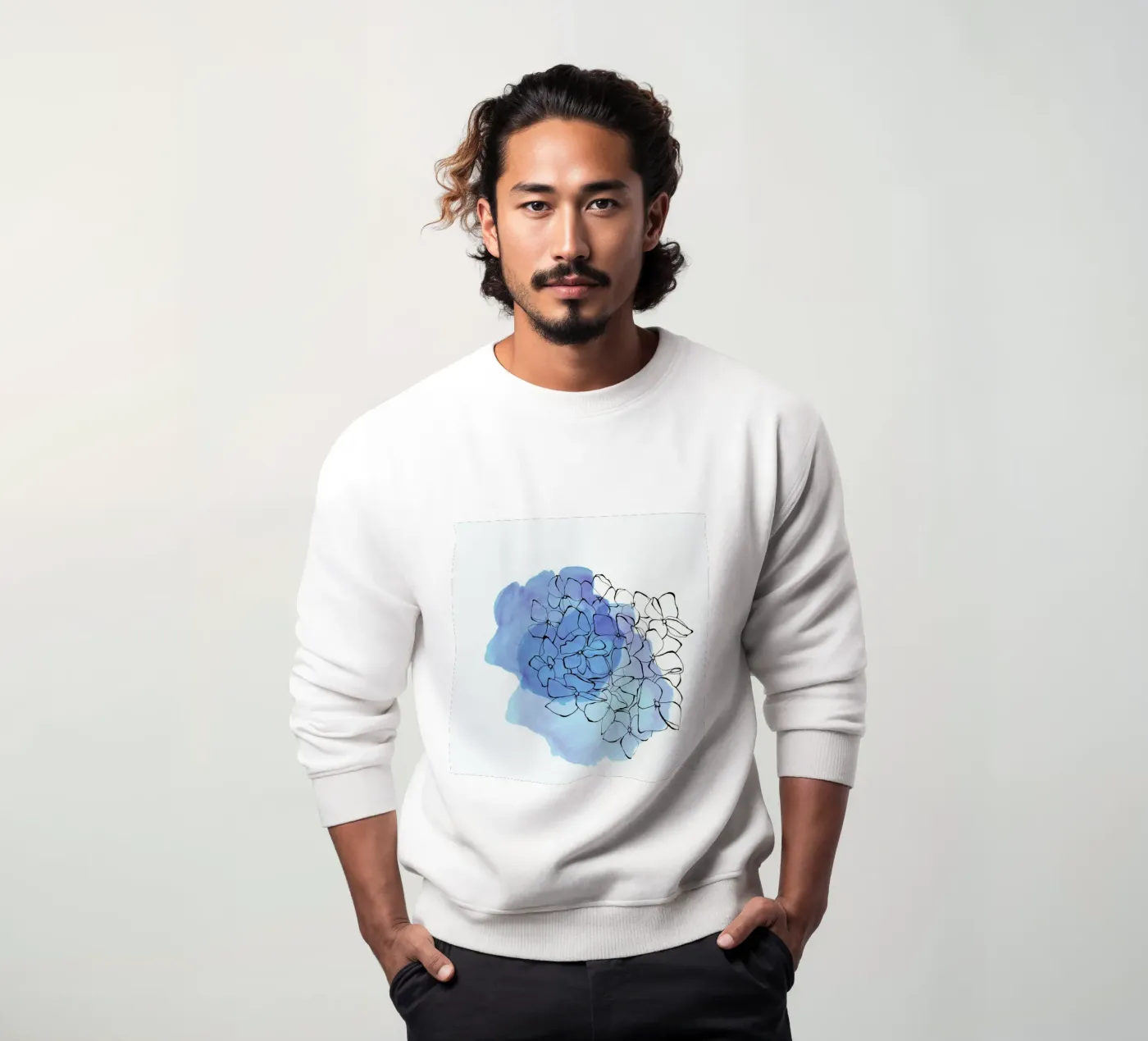 Hydrangea sweatshirt van Morgan Kendall