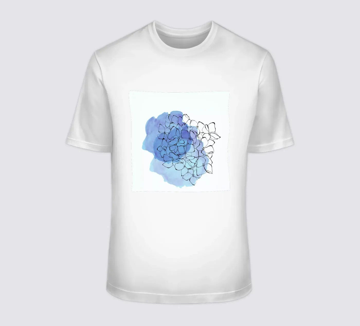 Hydrangea t-shirt da Morgan Kendall