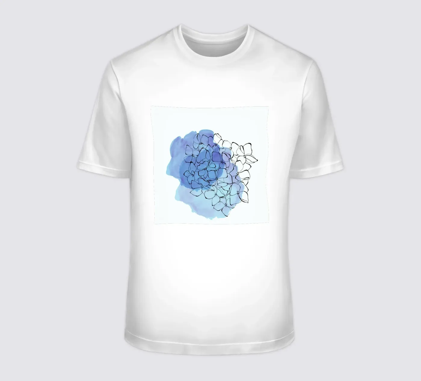 Hydrangea t-shirt da Morgan Kendall