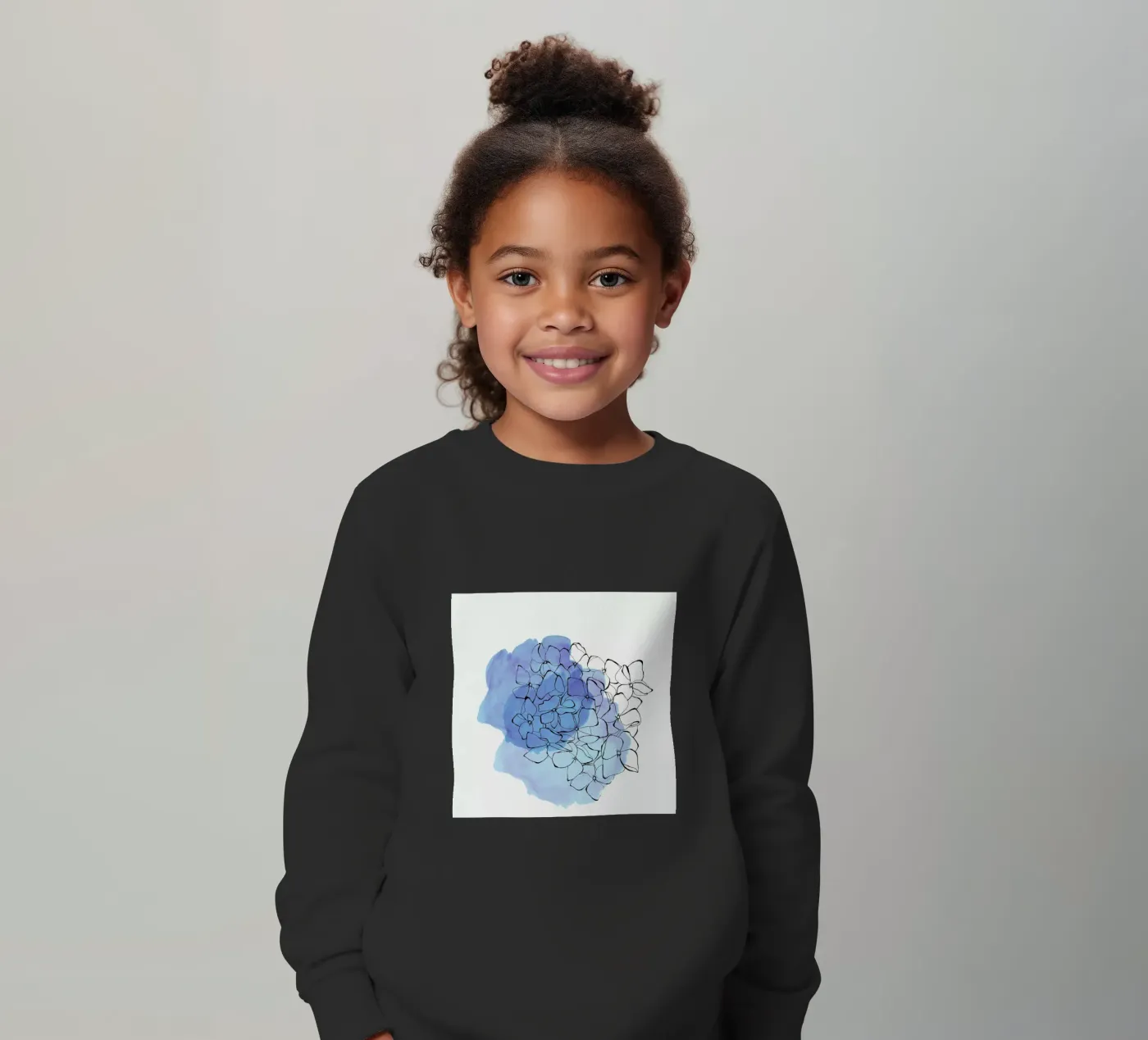 Hydrangea kinder sweatshirt van Morgan Kendall