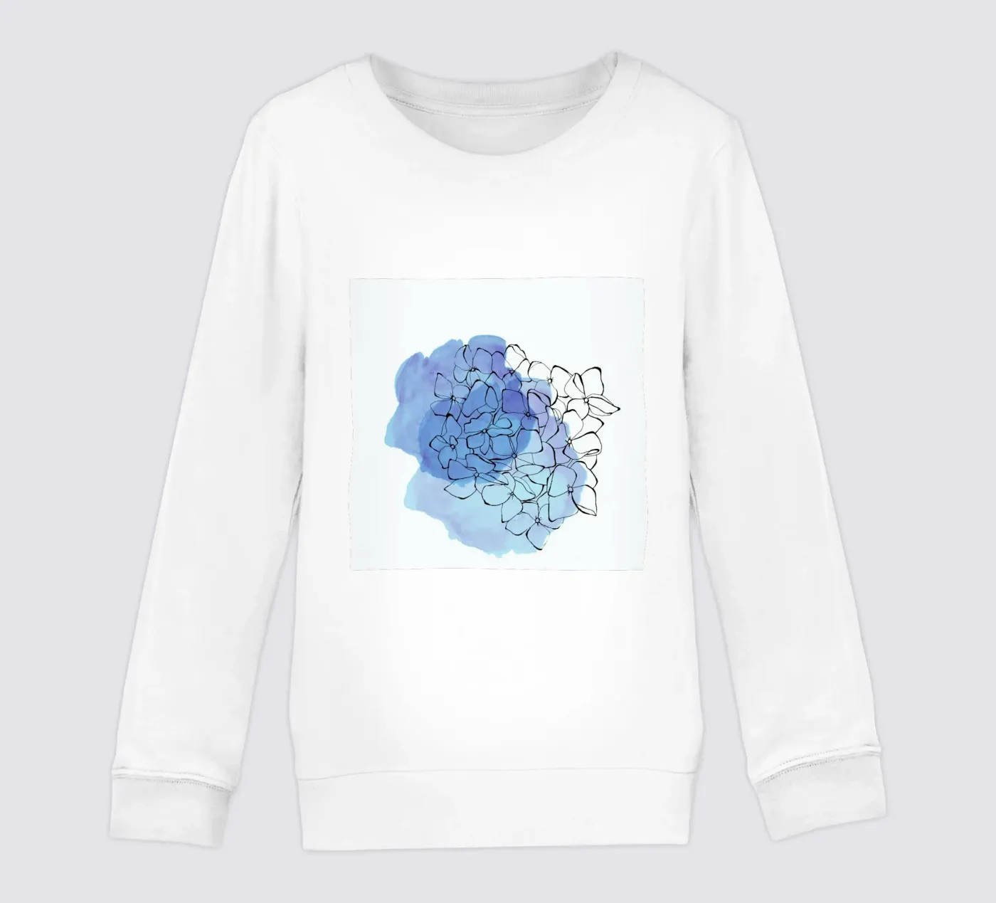 Hydrangea kinder sweatshirt van Morgan Kendall