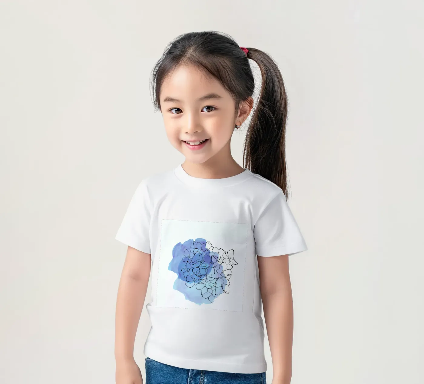 Hydrangea t-shirt enfant de Morgan Kendall