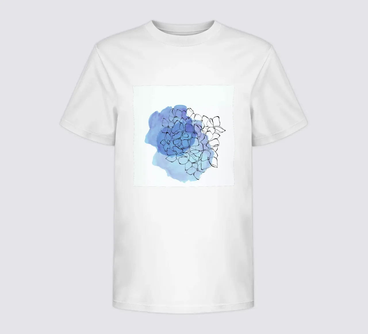 Hydrangea kinder t-shirt van Morgan Kendall