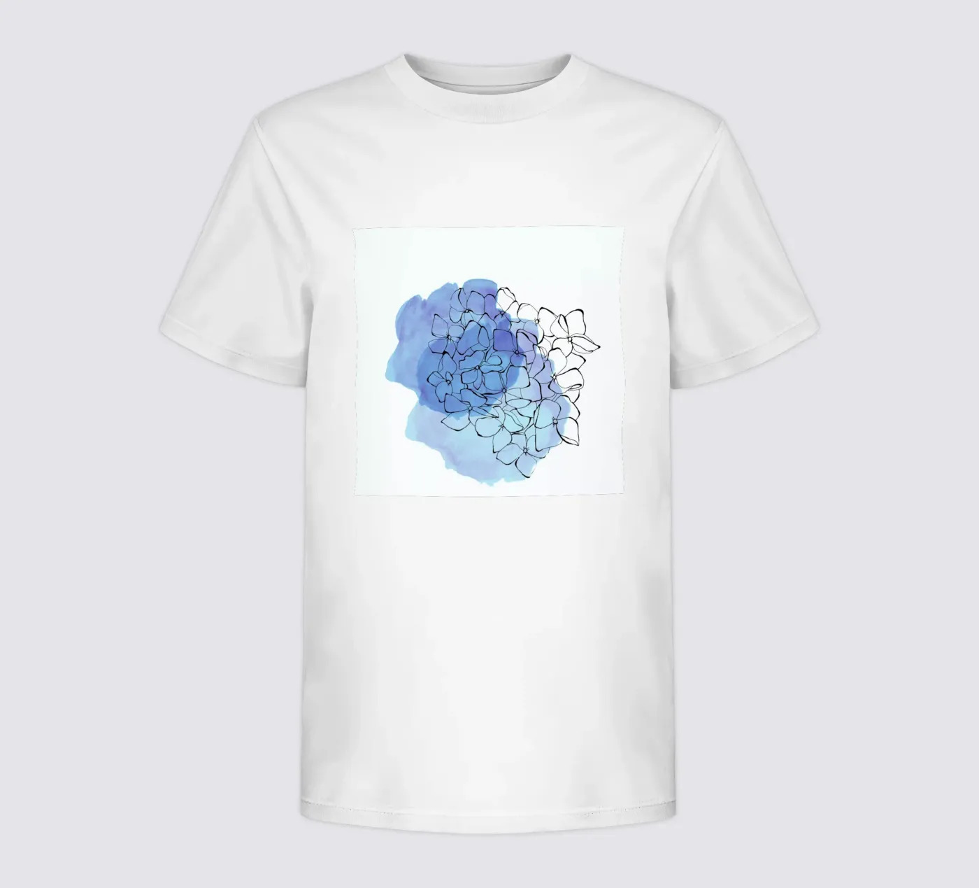 Hydrangea kinder t-shirt van Morgan Kendall