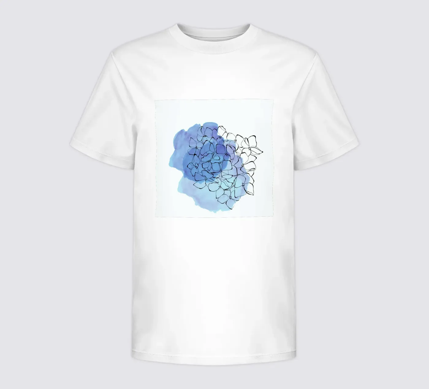 Hydrangea kinder t-shirt van Morgan Kendall