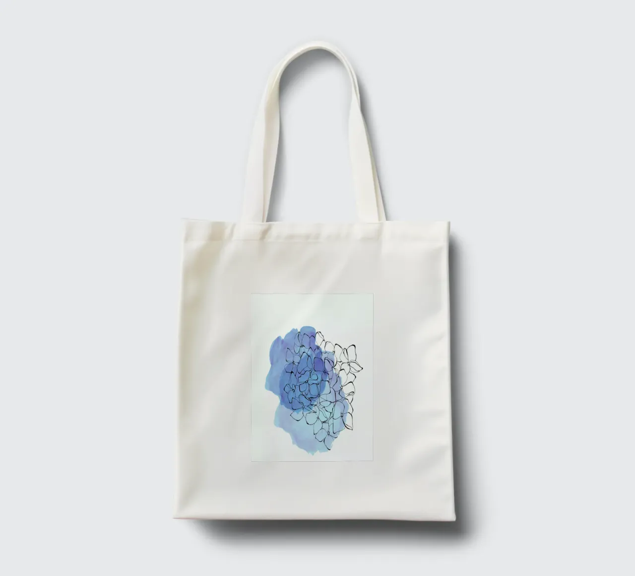 Hydrangea tote bag by Morgan Kendall