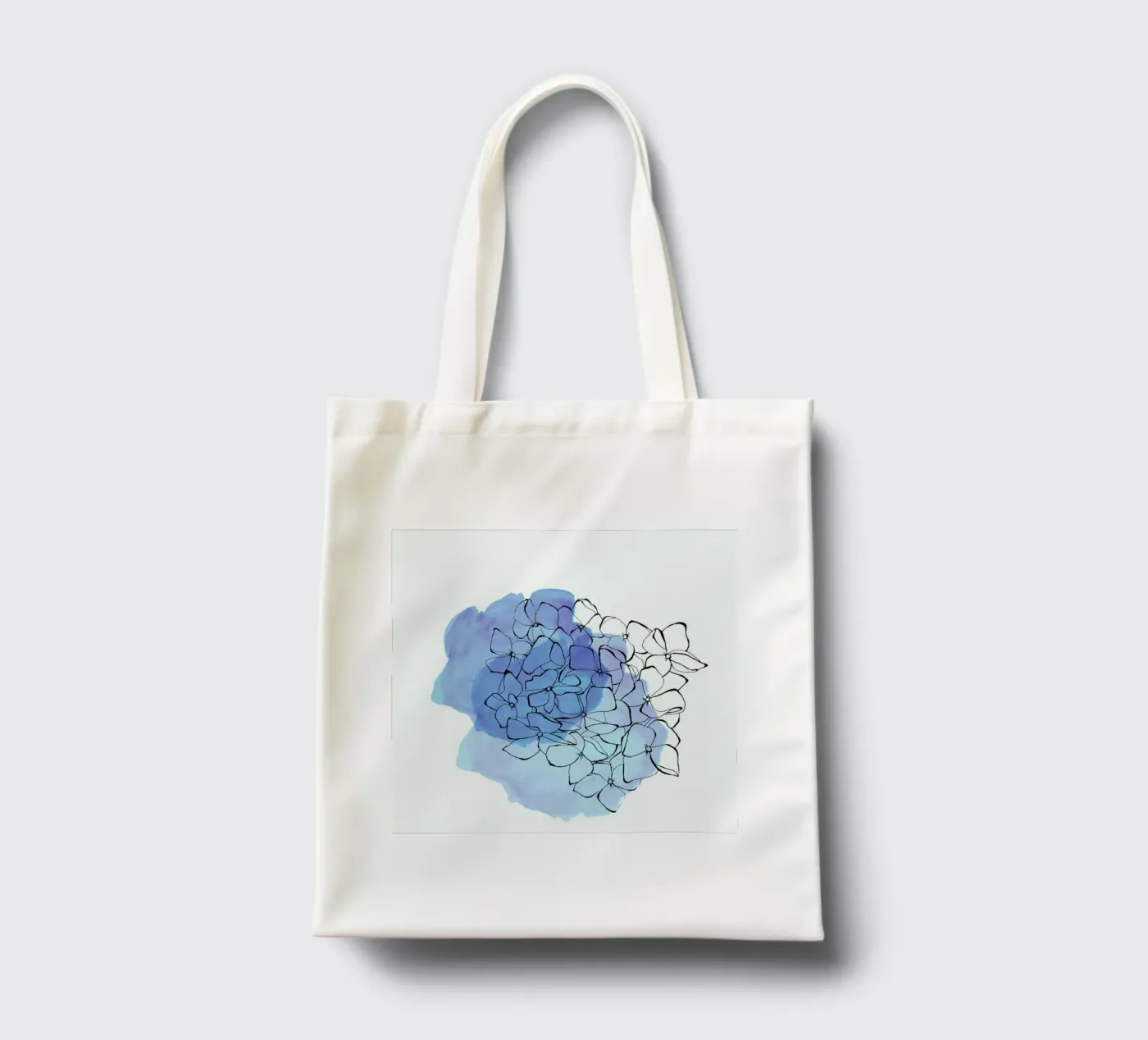 Hydrangea tote bag by Morgan Kendall