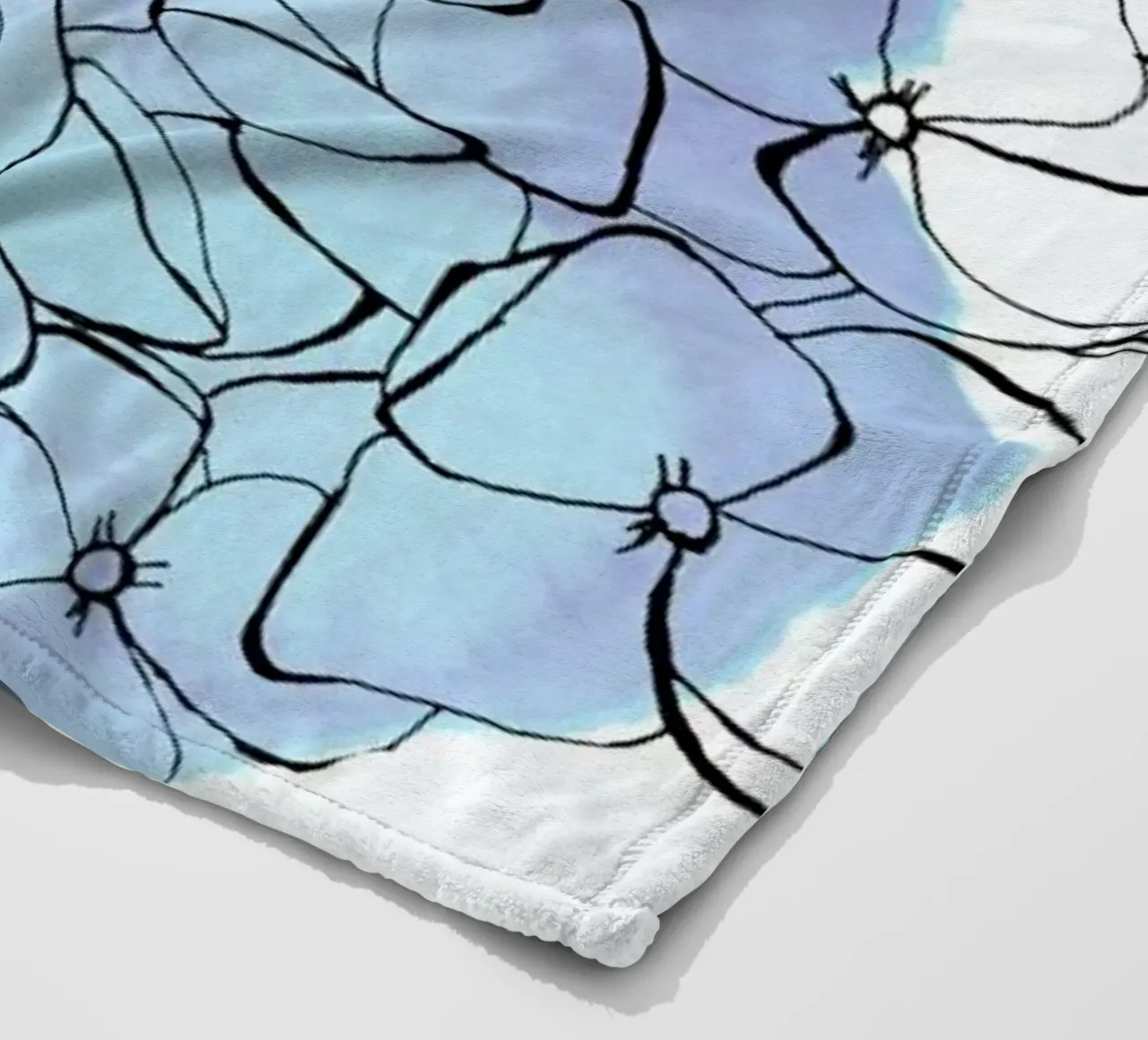 Hydrangea Fleecedecke von Morgan Kendall