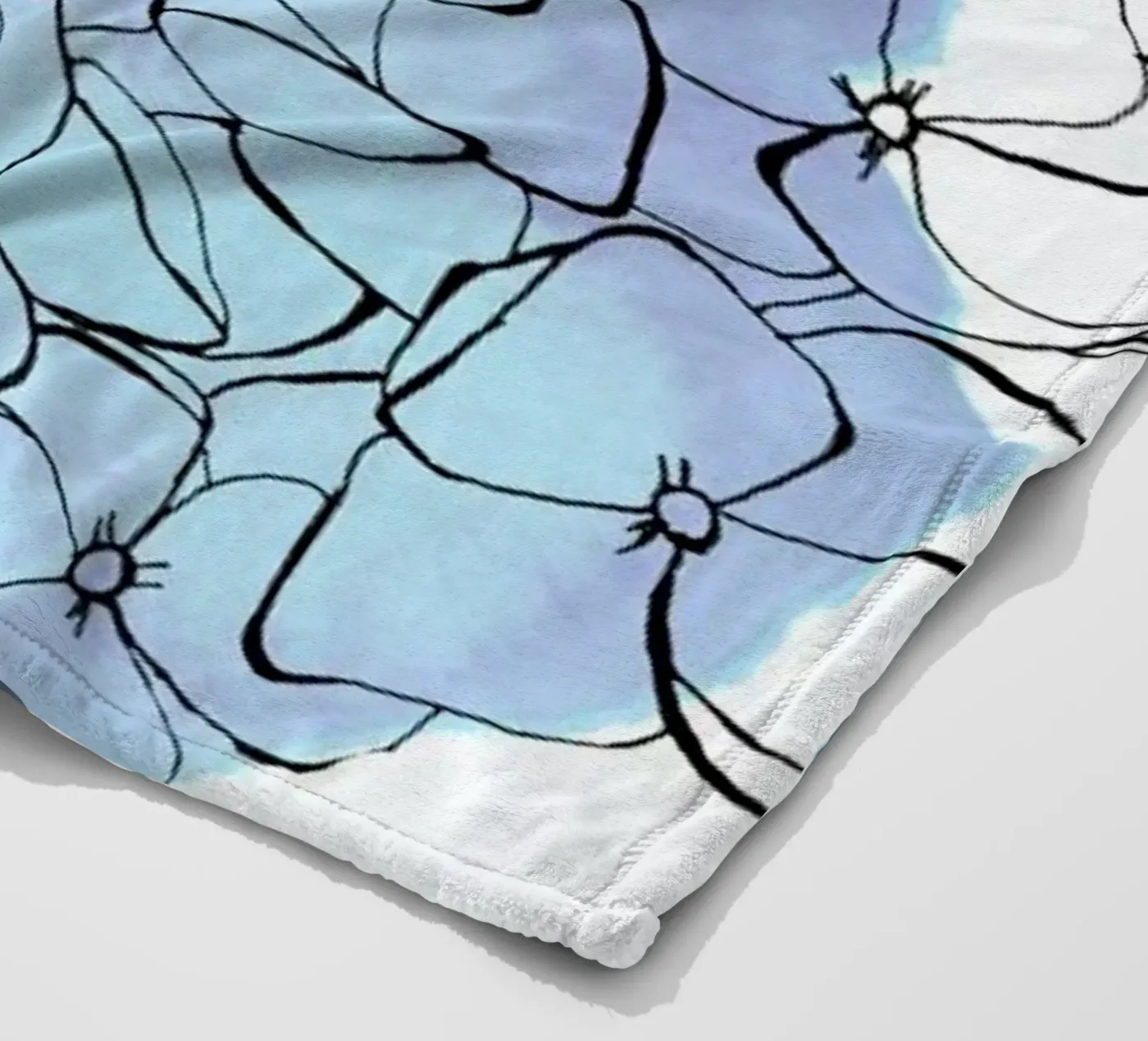 Hydrangea Fleecedecke von Morgan Kendall