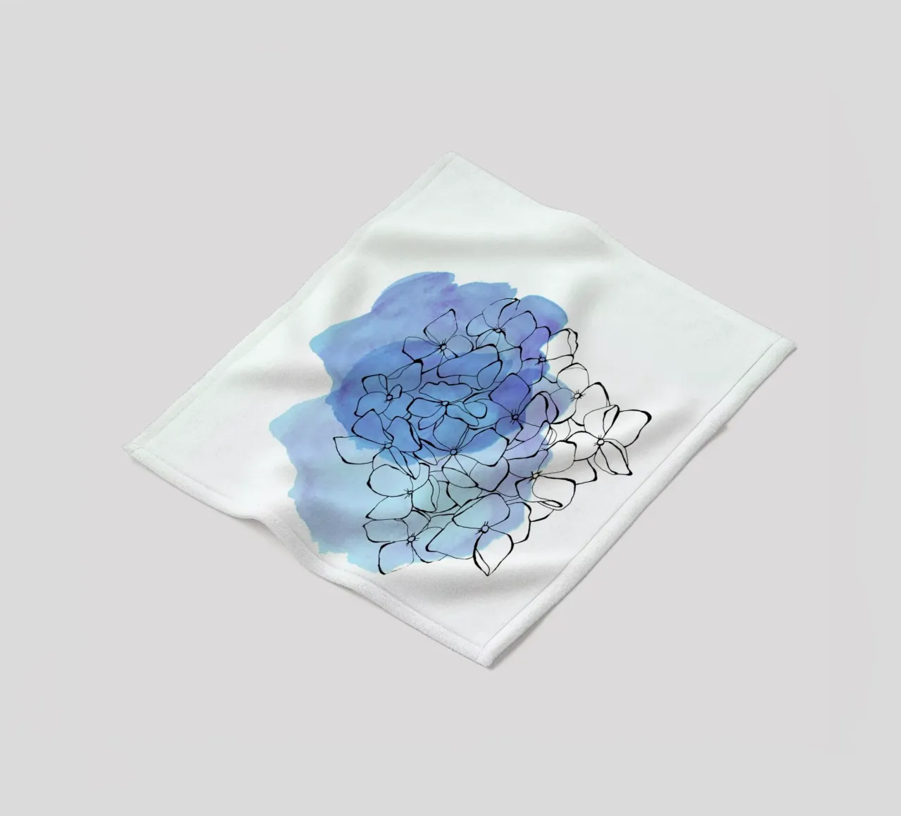 Hydrangea Fleecedecke von Morgan Kendall