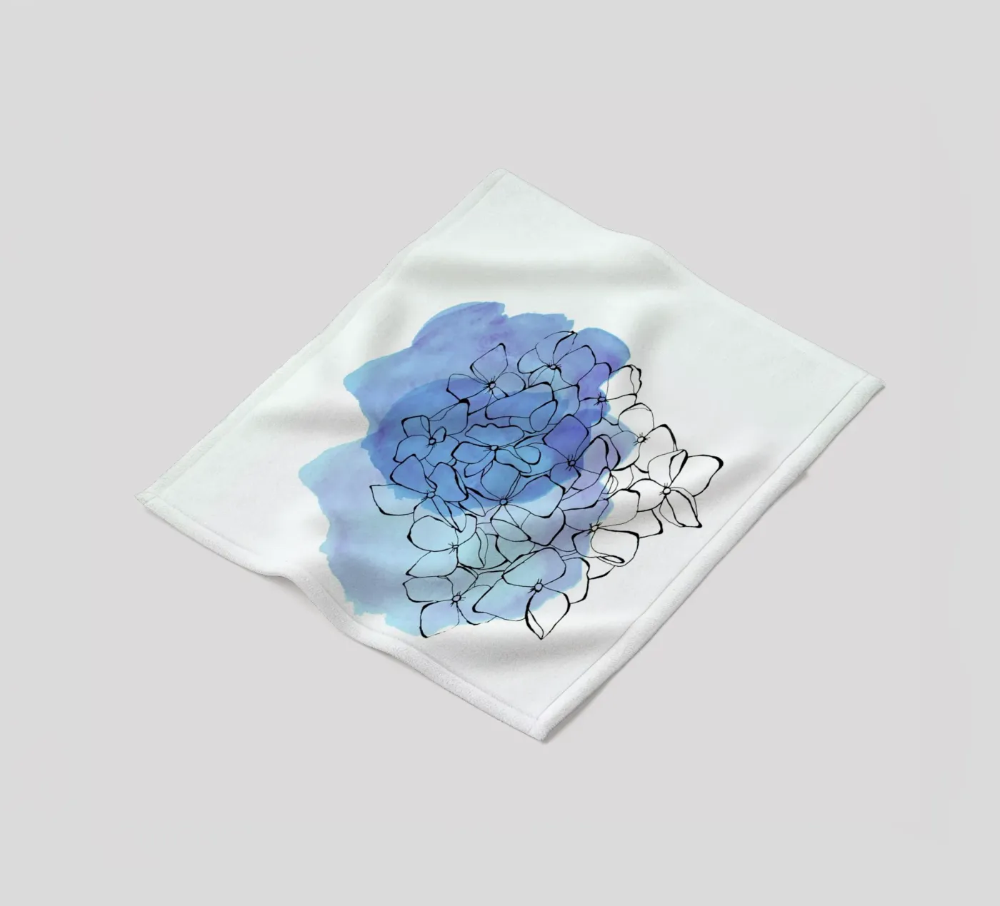 Hydrangea Fleecedecke von Morgan Kendall