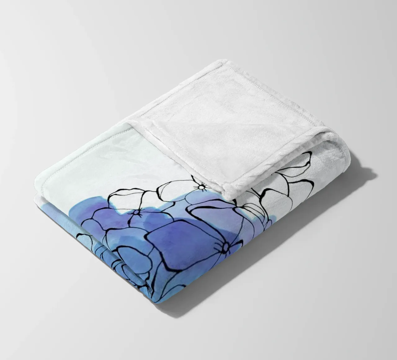 Hydrangea Fleecedecke von Morgan Kendall