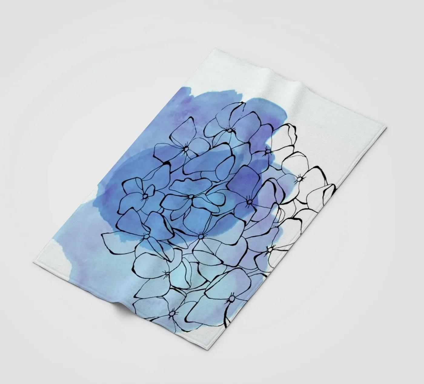 Hydrangea Fleecedecke von Morgan Kendall