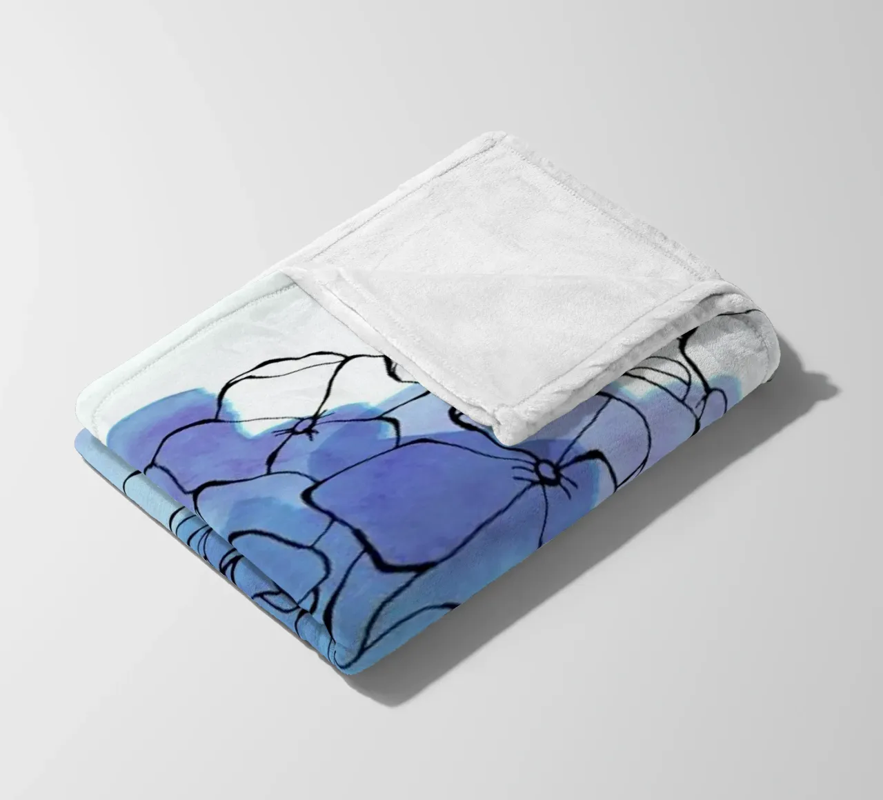 Hydrangea Fleecedecke von Morgan Kendall