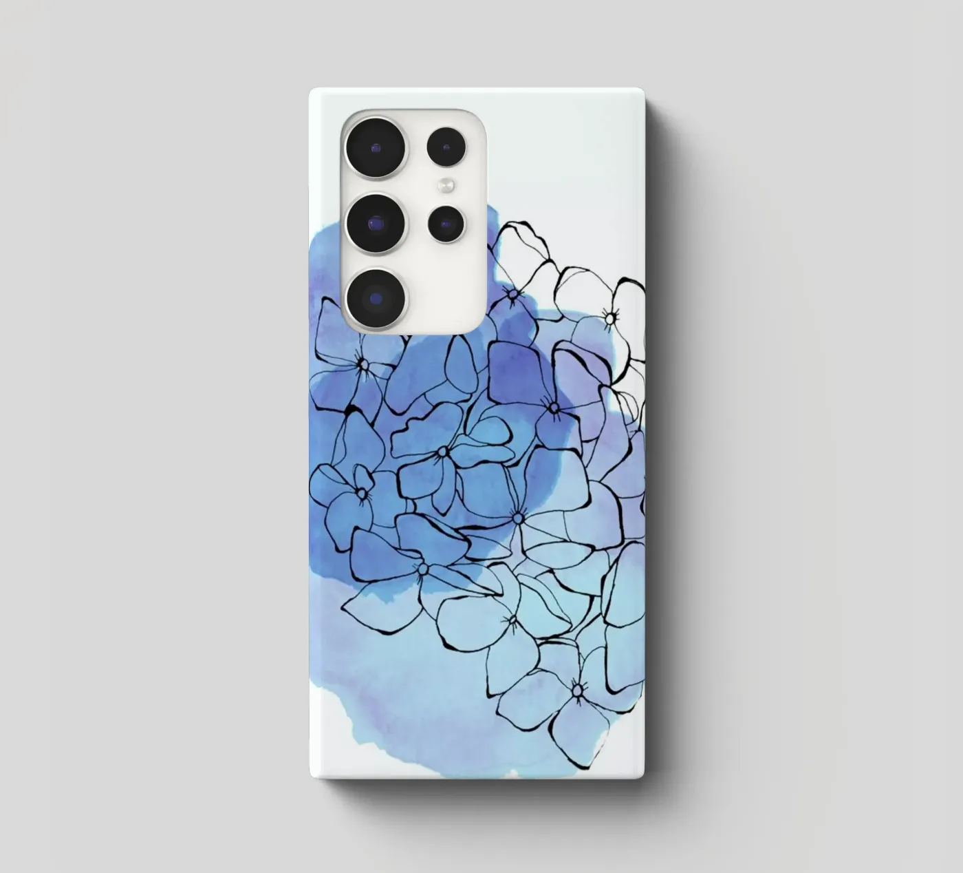Hydrangea samsung phone case by Morgan Kendall