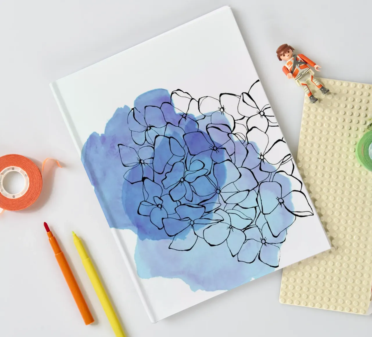 Hydrangea notebook by Morgan Kendall