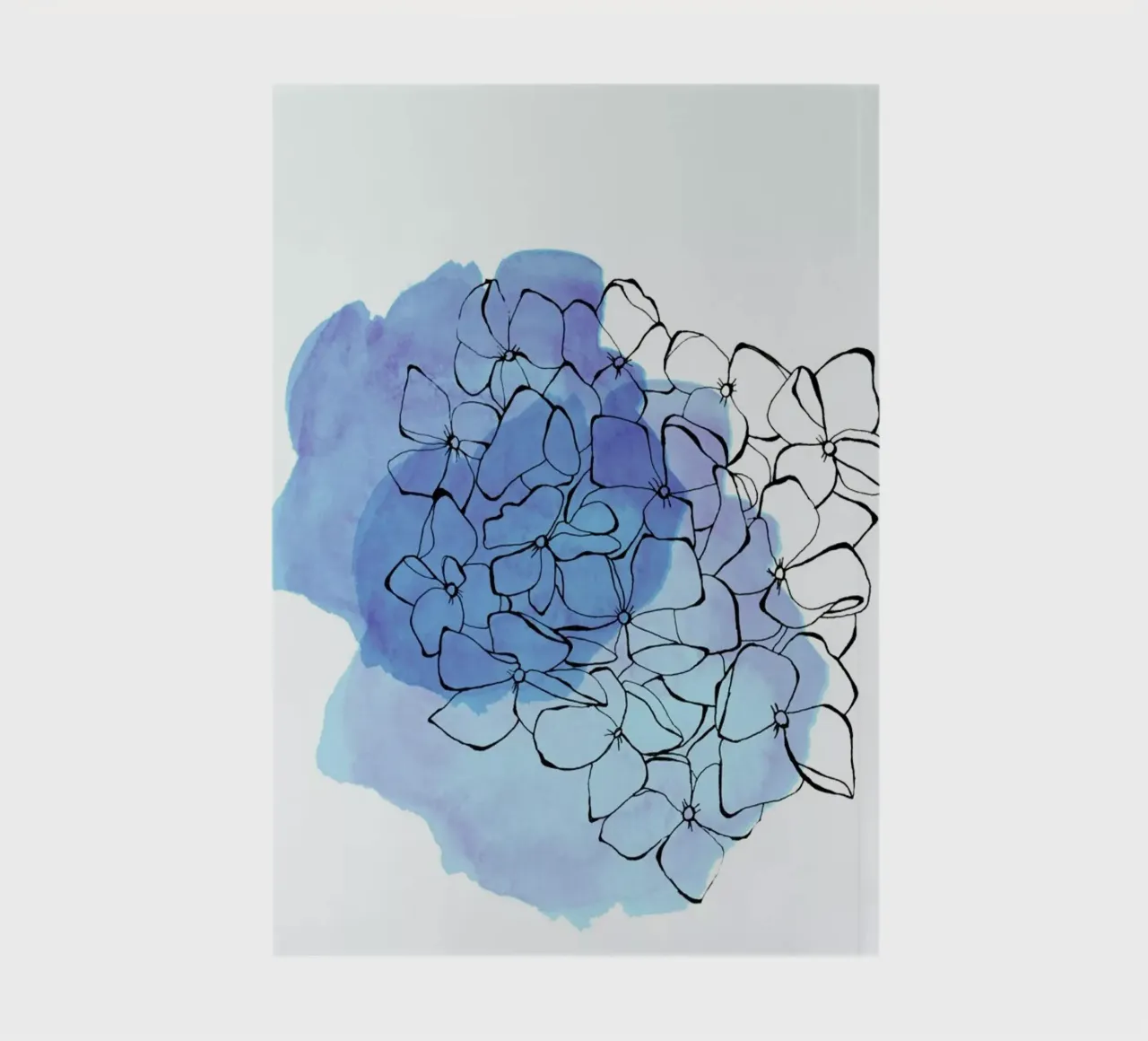 Hydrangea notebook by Morgan Kendall