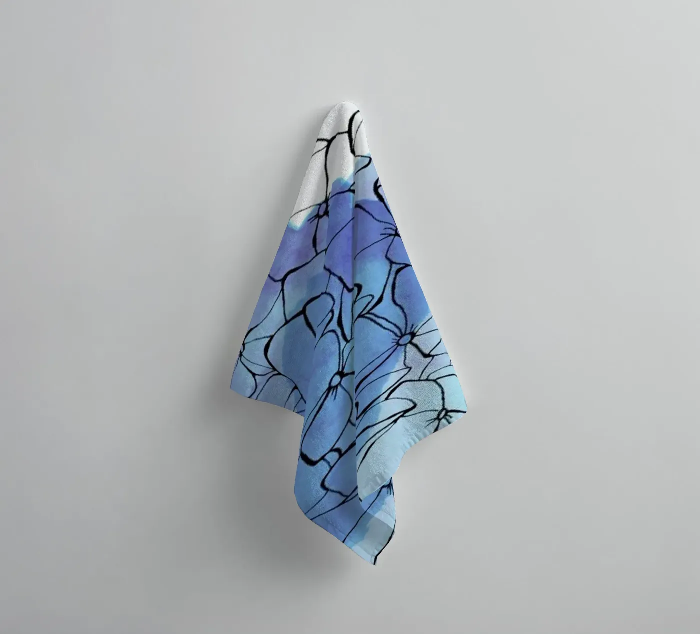 Hydrangea badhanddoek van Morgan Kendall