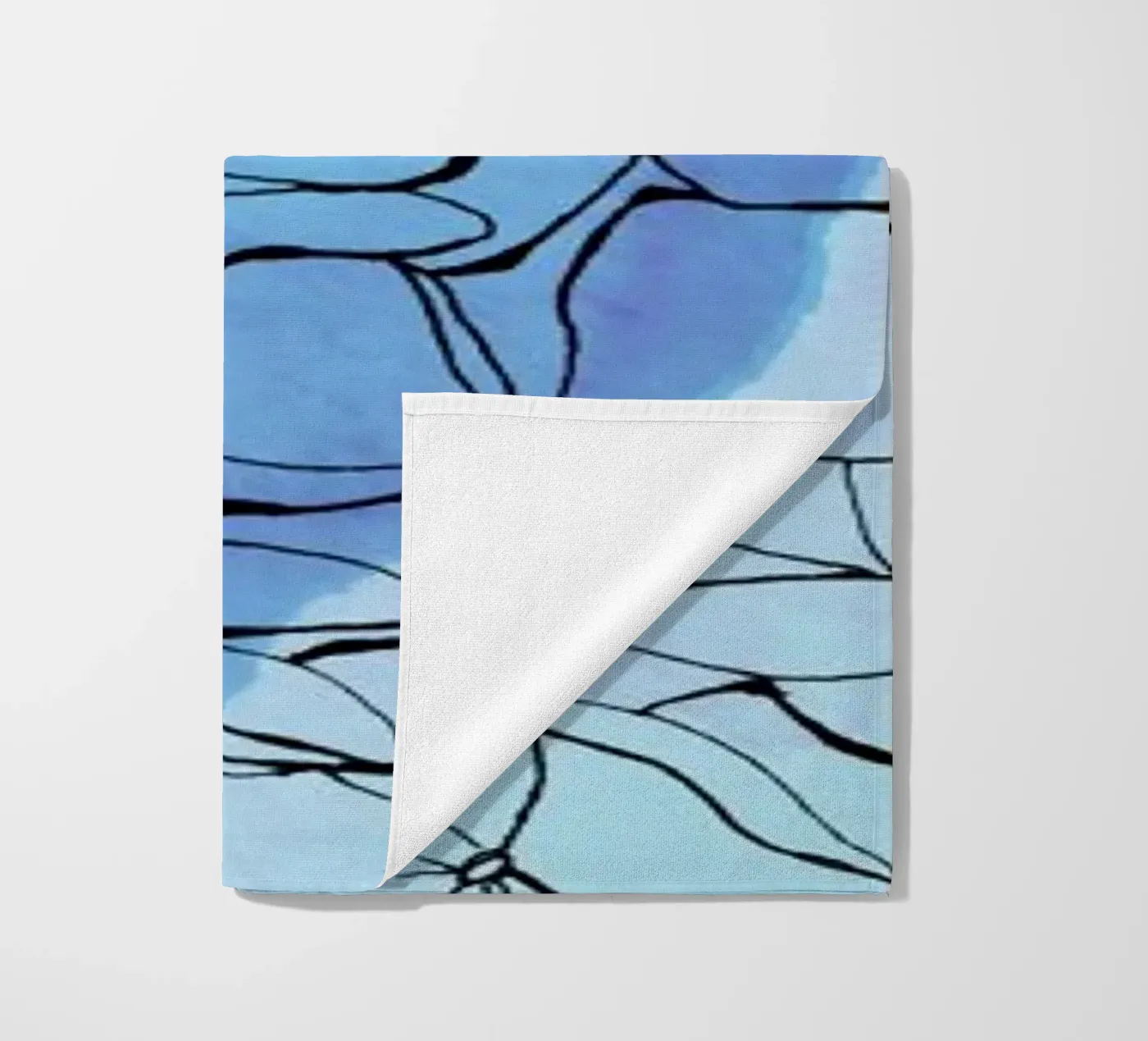 Hydrangea beach towel by Morgan Kendall