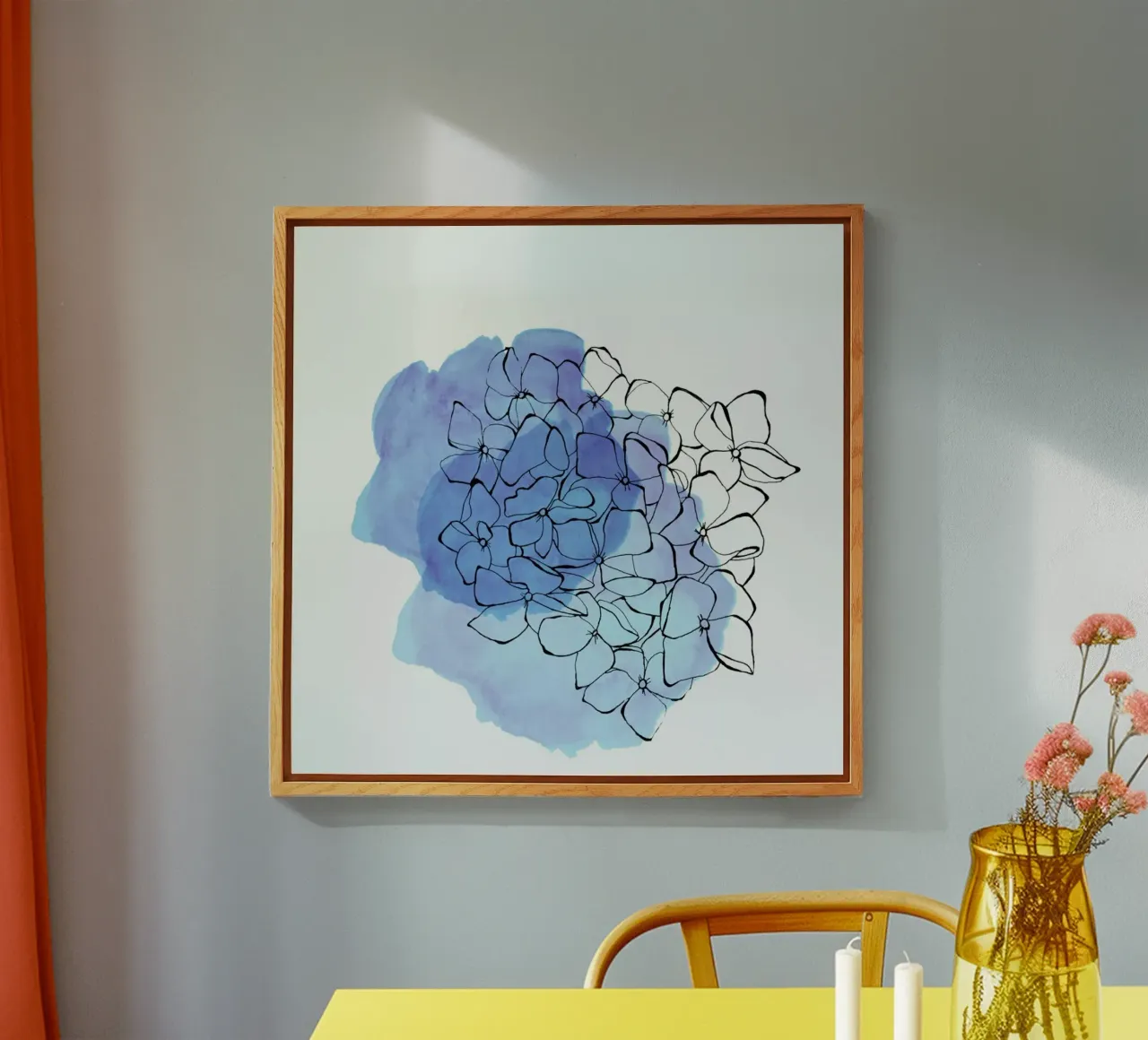 Hydrangea plexiglass da Morgan Kendall