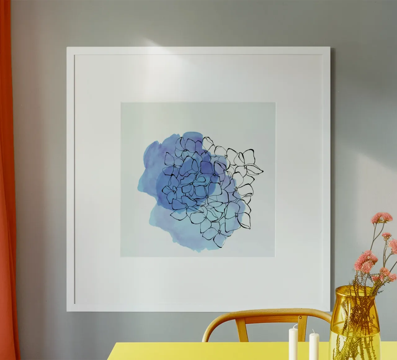 Hydrangea carta hahnemühle da Morgan Kendall
