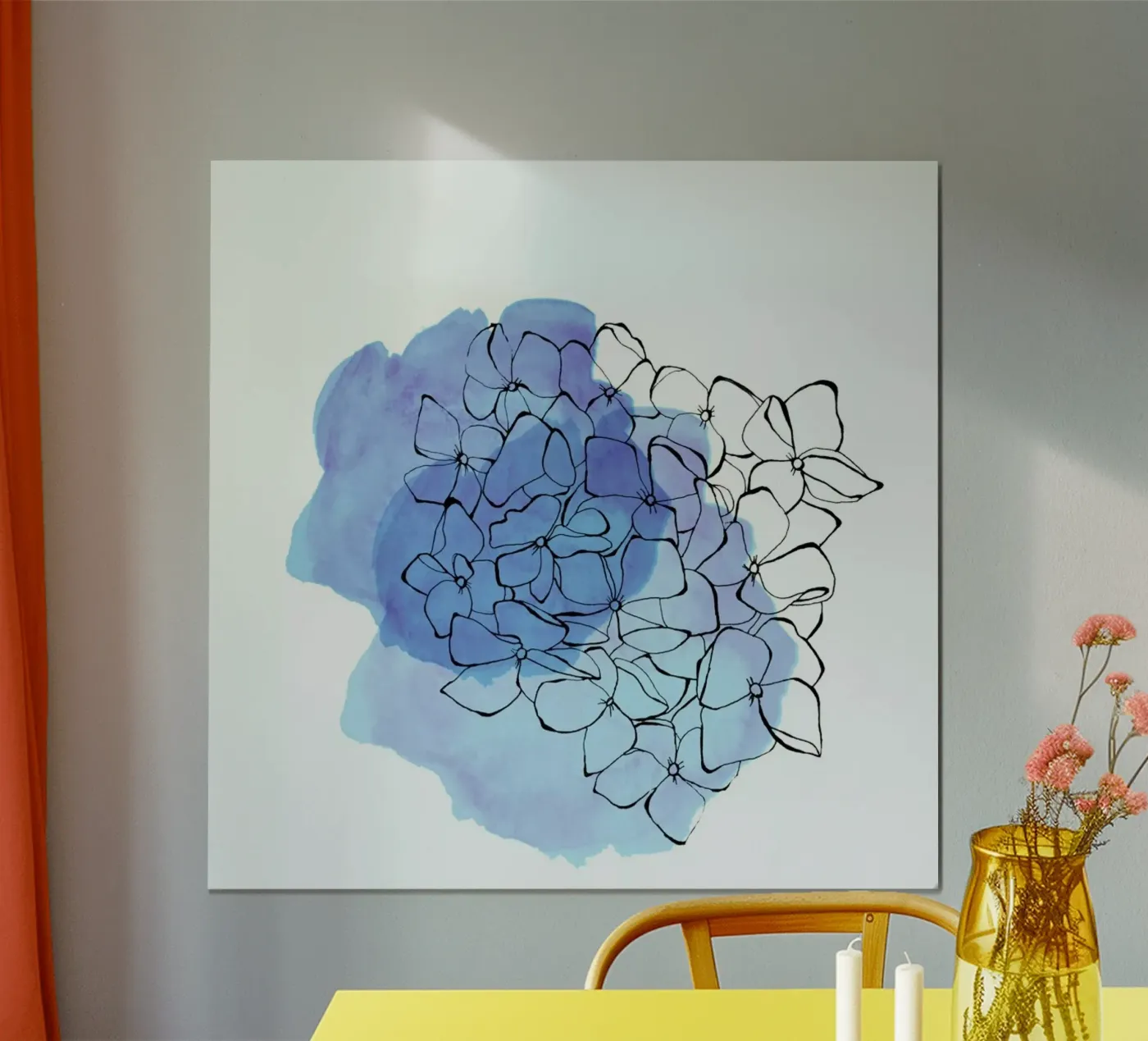 Hydrangea poster by Morgan Kendall