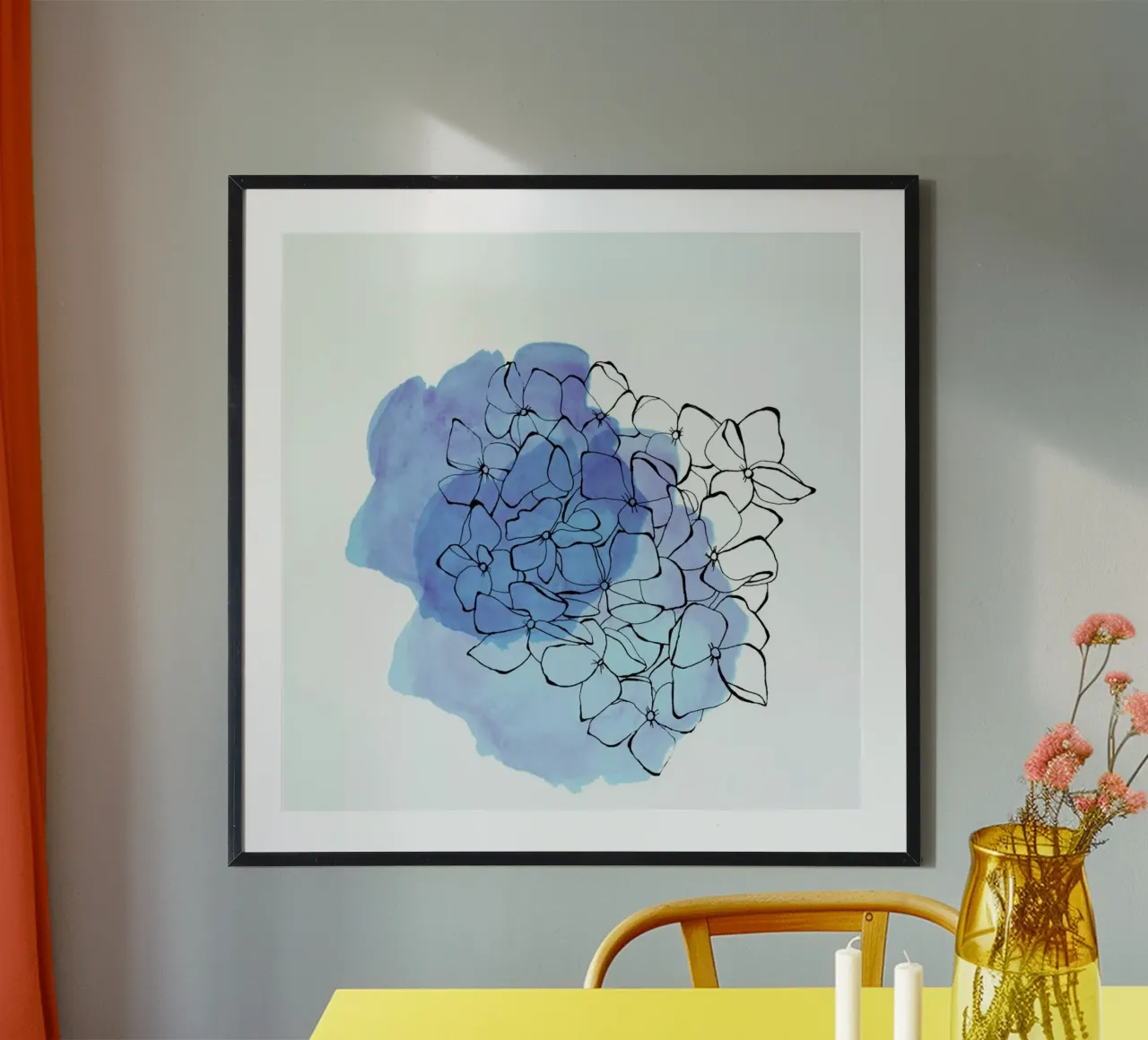 Hydrangea carta hahnemühle da Morgan Kendall