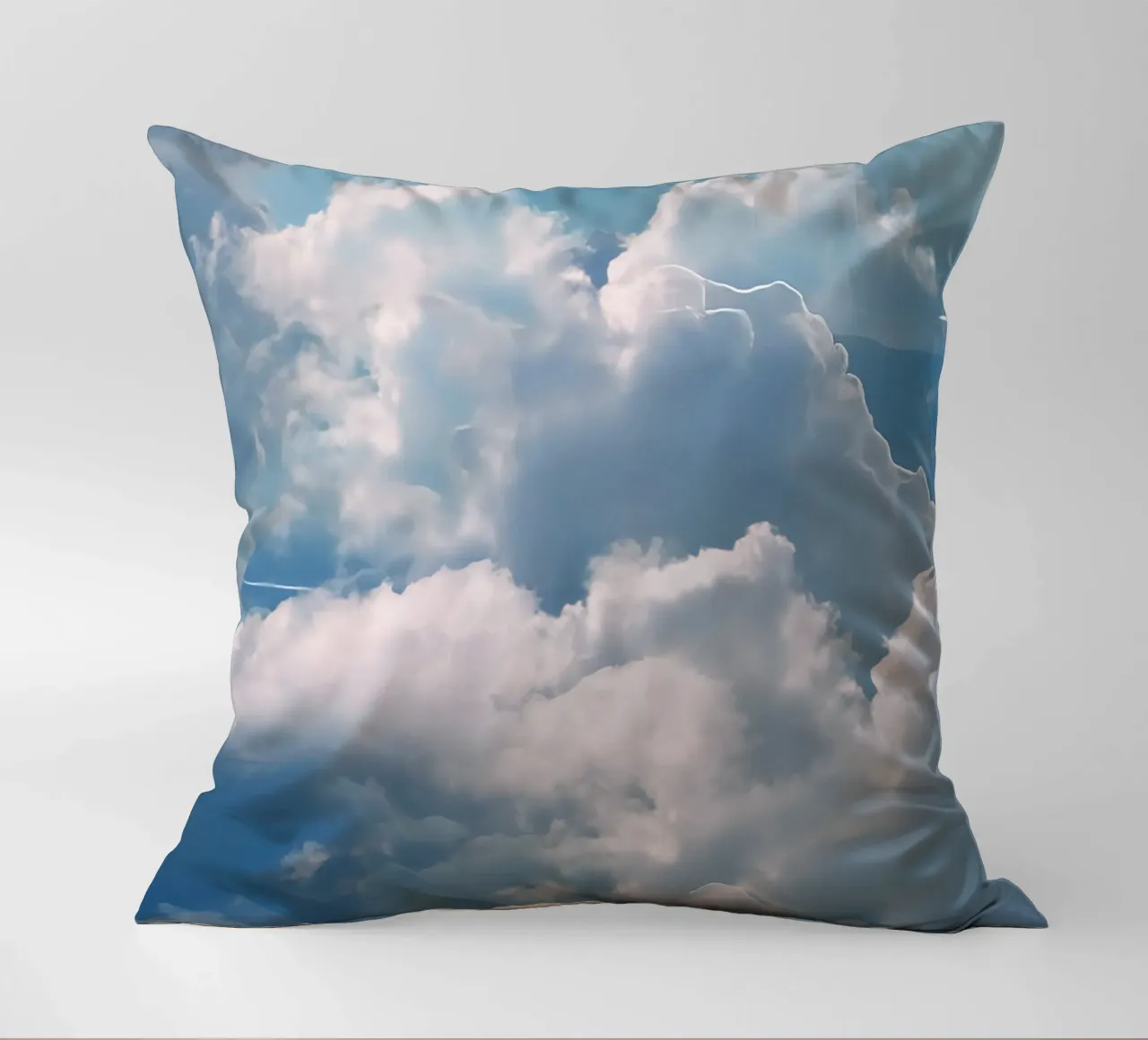 Clouds in the sky decorative cushion by Kiroiharu